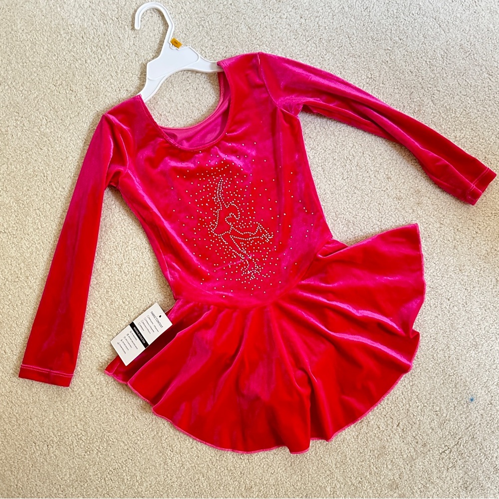 New Girl Figure Skating Dress Girls' Ice Skating Dress Size 10 (5~8T) 120~130cm